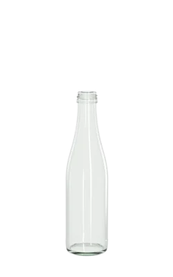 0,25 l Vichy Flasche weiß mit Schraub-Mündung 28 mm