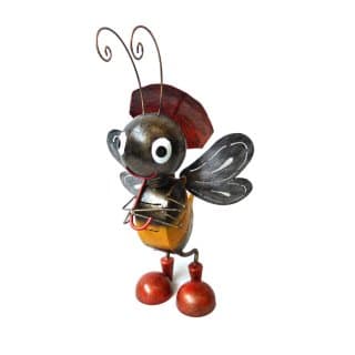 Dekorationsfigur Biene mit Regenschirm, 36x19x23 cm