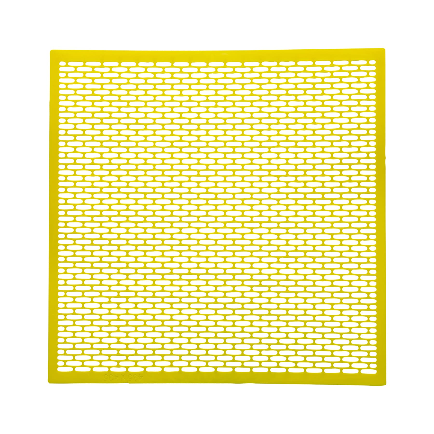 Absperrgitter Kunststoff, 500 x 500,  Dadant,  gelb