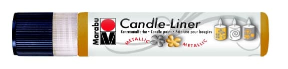Candle - Liner, 25 ml von Marabu 784 metallic-gold
