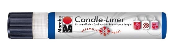 Candle - Liner, 25 ml von Marabu 052 mittelblau