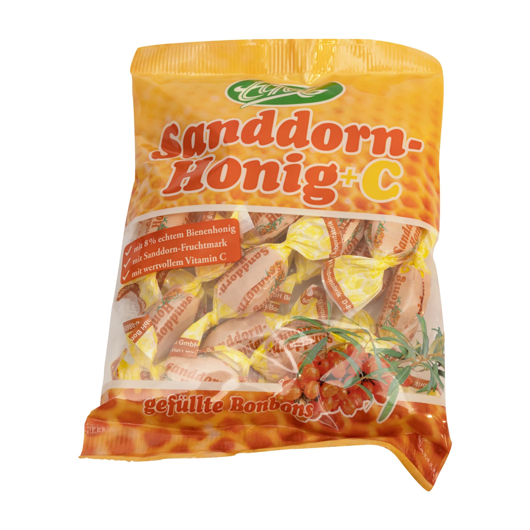 Honigbonbon " Sanddorn-Honig +C" 90 g