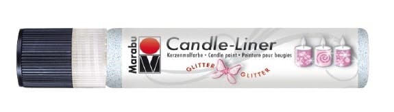 Candle - Liner, 25 ml von Marabu 590 glitter-opal
