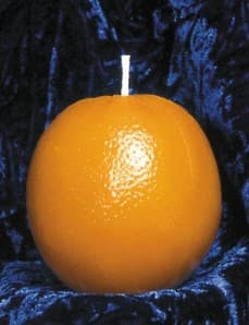 Kerzenform 855 Kerze Orange